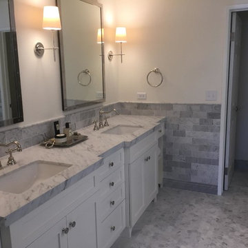 Complete master bathroom remodeling in Pacific Palisades.