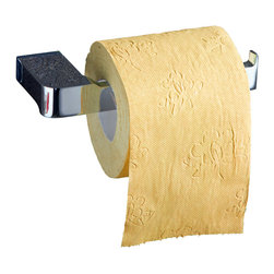Modern black toilet paper holder. YASS collection - Toilet Paper Holders