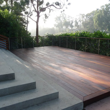Concrete Patio and Ipe Deck