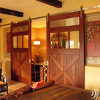 Laundry room barn door