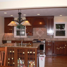 kitchen - before and almost after