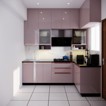 Open Plan Kitchen with Island and Seating