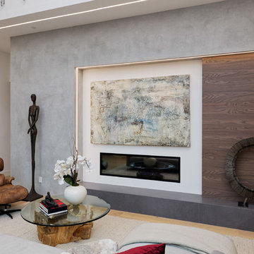 Fireplace as a focal point