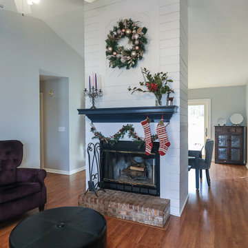 Hoschton Fireplace, Master and Guest Bath Remodel