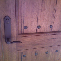 Rustic Wood Entry Door - Front Doors