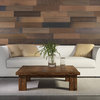 5"x2' Easy Smart Paneling 3D Wall Planks DIY Rustic Wood, Set of 12, 10 SF