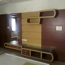 T V Unit Cum Study Table Modern Bedroom Hyderabad By Archicons