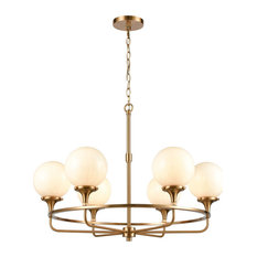 Elk Beverly Hills 6-Light Chandelier 30146/6 - Satin Brass