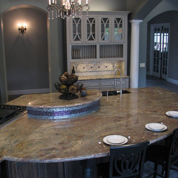 Elegant Gray Transitional Kitchen