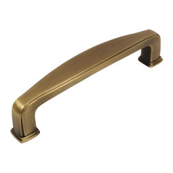 Cosmas - Cosmas 4389BAB Brushed Antique Brass 3&rdquo; CTC Cabinet Pull - Cabinet And Drawer Handle Pulls