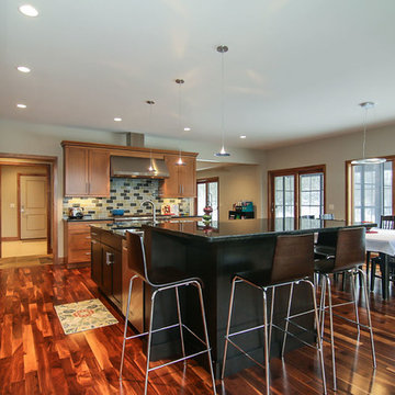 Two Toned Cabinets Set the Tone of this Kitchen