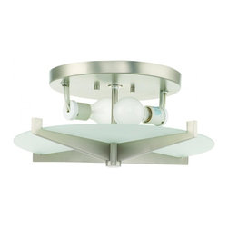 17 Inch Flush Mount by Forecast Fisher Island lighting in white color - Lighting