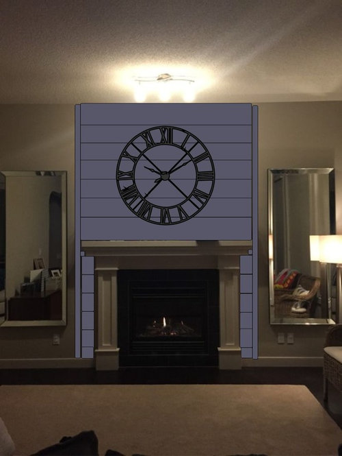 Match Shiplap To Mantel Or Contrast