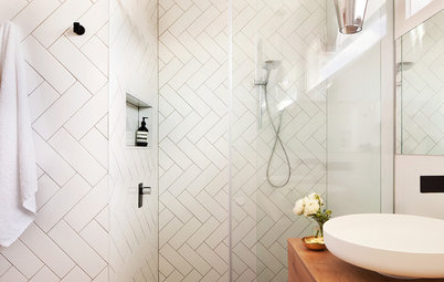 11 Cool Ways to Work With Chevron Tiles