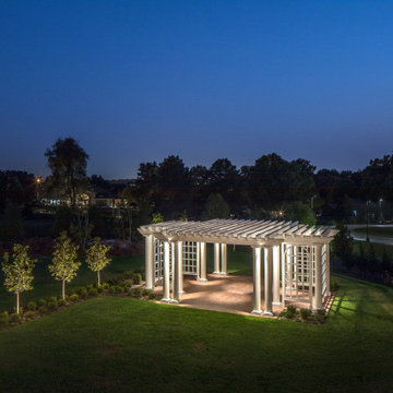 Downlighting Pergola Landscape Lighting Omaha Nebraska