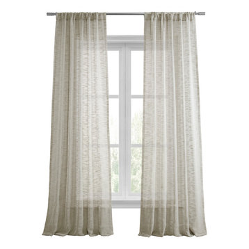 3D Effect Curtain Drapes with Hooks 2 Panel/Set 