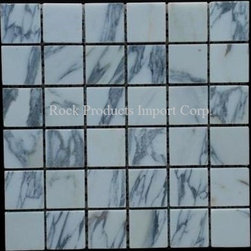 MSP212- MOSAIC CALACATTA GOLD 2X2 - Mosaic Tile