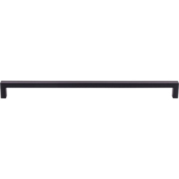 Top Knobs  -  Square Bar Pull 12 5/8" (c-c) - Flat Black