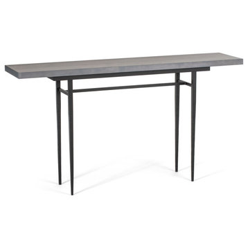 Hubbardton Forge 750108-1023 Wick 60" Console Table in Vintage Platinum