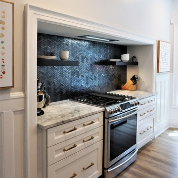 Black and White Village Kitchen