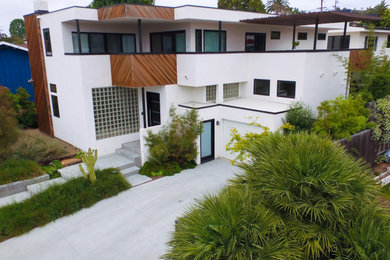 Example of a trendy exterior home design in San Diego