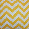 Xayabury Zigzag Pillow Yellow White Slub 20"x20"