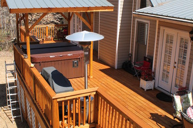 New Deck with Hot Tub