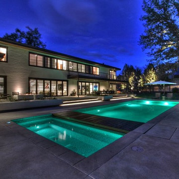 Modern Recreational Oasis Backyard