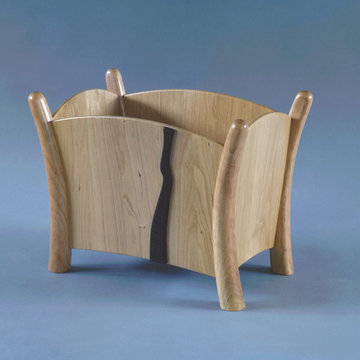 Cherry and wenge magazine rack