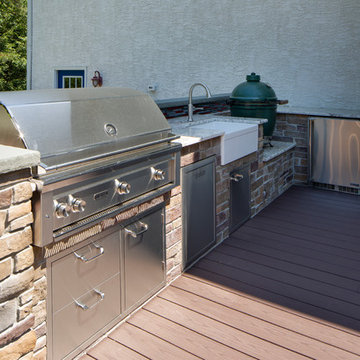 Rear Yard Deck and Patio Makeover