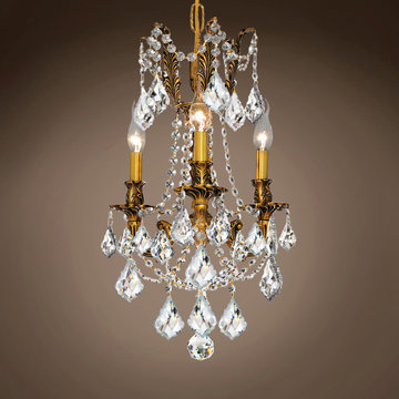 JM Versailles 3 Light 13" Mini Chanelier
