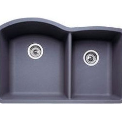 Blanco Diamond 32" Metallic Gray 1 and 3/4 Bowl - Undermount - Kitchen Sinks