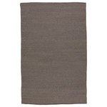 Jaipur Living - Jaipur Living Ryker Indoor/ Outdoor Solid Brown/ Gray Area Rug, 8'10"x11'9" - The performance-driven Maverick collection offers a solid-hued design with natural-inspired texture that complements for both indoor and outdoor spaces. The handwoven Ryker rug features deep, earthy tones of brown and deep gray for the perfect grounding accent. This rug features a heavy, durable polypropylene and polyester construction with a reversible chunky weave.