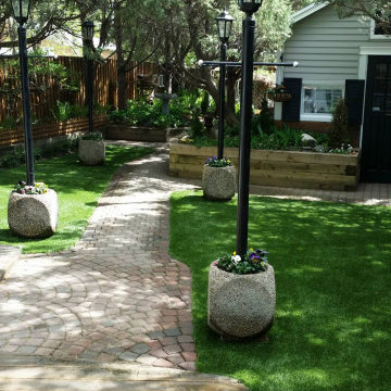 Synthetic Artificial Turf Grass Dog Yard Make Over Lethbridge 2013