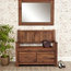 Mayan Solid Walnut Medium Mirror