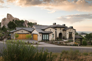Example of a classic exterior home design in Denver