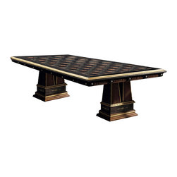 LAURA DINING TABLE WITH COLUMNS - Dining Tables