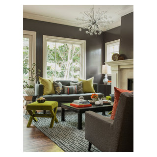 Funky and Fun Living Room - Transitional - Living Room - San Francisco | Houzz