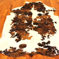 TRICOLOR COWHIDE RUG 6z6 - Products