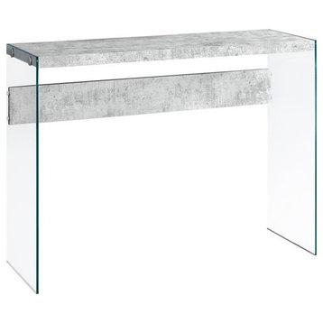 Pemberly Row Console Table in Gray Cement