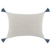 Shioa 100% Linen 14"x 20" Throw Pillow in Multicolor by Kosas Home