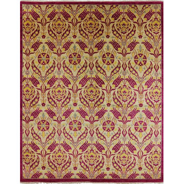 Oriental Suzani Area Rug, 8'2"x10'1"