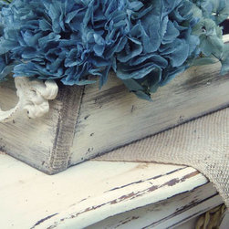 Rustic Chic Planters-Ships Free in the US - Home Decor