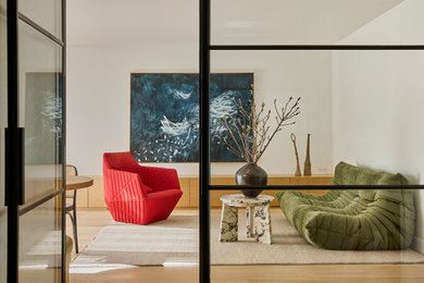 Contemporary living room in Sydney.