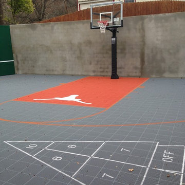 Sport Court with chalk game insets