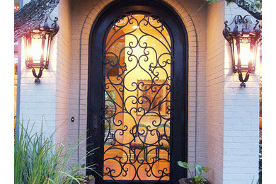 Iron Entry Single Doors