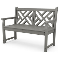 Black chippendale sale bench
