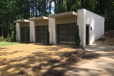 Inspiration for a contemporary garage remodel in Philadelphia