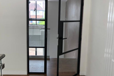 Crittall-style doors in new build property