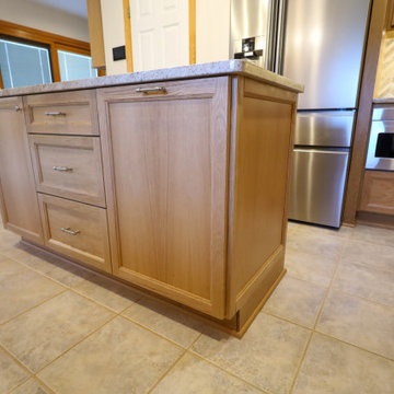 Warm Wood Wonder: White Oak Kitchen Remodel with Smart Storage